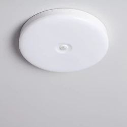 Plafon LED 18W Anti-Flicker z Czujnikiem Ruchu PIR i Zmierzchu biały