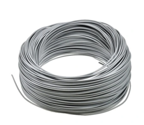 Przewód kabel OMY linka 2x0,75 srebrny H03VV-F