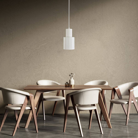  Lampa wisząca Tokio tuba duża 1xE27 biała