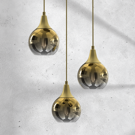 Lampa wisząca PALLA GOLD 3xE27
