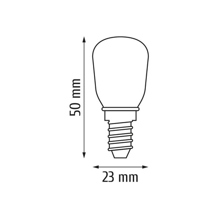 Żarówka LED E14 1,7W T22 140lm 3000K 