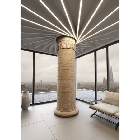 Profil LOKOM, anodowany, srebrny, 3010 mm