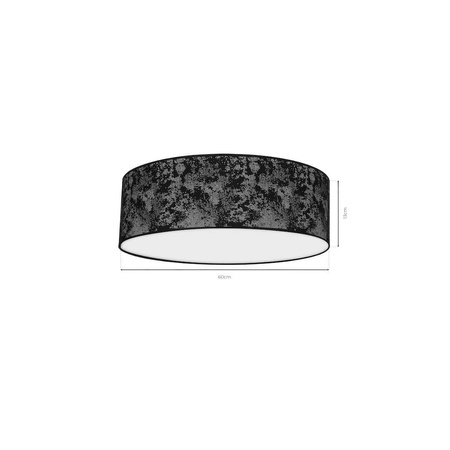 Lampa Sufitowa SATINO SILVER 3xE27 60cm