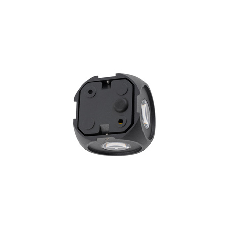 Nowodvorski Lampa ścienna zewnętrzna natynkowa czarna PATRAS LED 