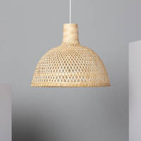 Naturalna lampa wisząca E27 Boho Handan