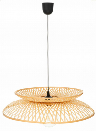 Lampa wisząca boho ZEN bambusowa duża 60cm E27
