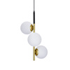 Lampa wisząca matowe złoto 3 Duo 33-01276