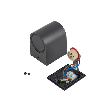 Nowodvorski Lampa ścienna zewnętrzna natynkowa grafitowa NICO