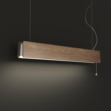 Nowodvorski Lampa wisząca drewniana OSLO LED 90