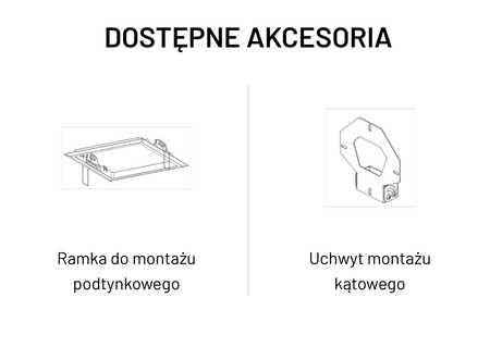 Oprawa sieciowo-awaryjna natynkowa STARLET QUAD LED SC 150 SA 1H CT IP20 [BLK] / 95521