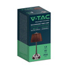 Lampka Biurkowa Nocna V-TAC 1,5W LED 28cm Ładowanie USB Ściemnianie Brąz 