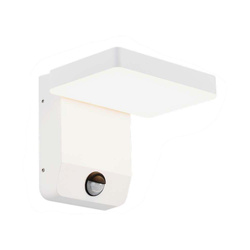 Projektor Oprawa Elewacyjna V-TAC 17W Czujnik Ruchu Biała IP65 VT-11020S 3000K 2520lm