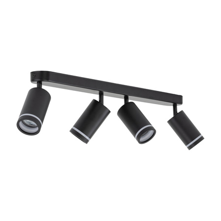Lampa sufitowa JET Black 4xGU10