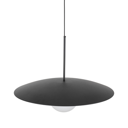 Tk Lighting SLATE BLACK GLASS lampa wisząca 1xE27