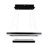 Oprawa Zwieszana LED V-TAC 100W Soft Light Chandelier Ściemnianie Czarny VT-101-2D-B-N 3000K 6300lm 3 Lata Gwarancji
