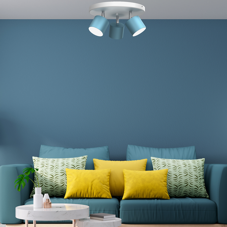Lampa sufitowa DIXIE BLUE 3xGX53