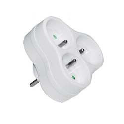 Rozgałęźnik 3GN Z/U okrągły 16A  ELEKTRO