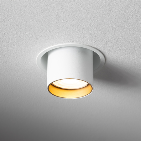 Regulowana lampa podtynkowa MONO SLIDE  GU10 biały/złoty Nowodvorski 10797