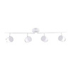 Lampa ścienno-sufitowa ruchoma LED KUBIK 4 Biała 3000K