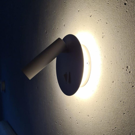 Oprawa LED V-TAC 3W+6W Kinkiet Hotel Łóżko Włącznik Biały VT-2963 3000K 680lm 3 Lata Gwarancji