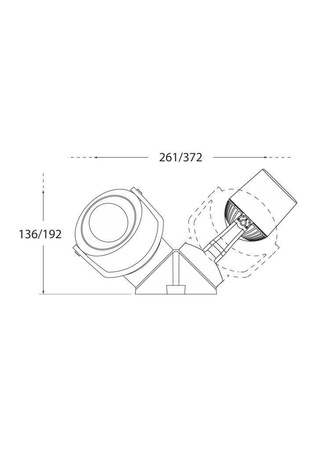 Oprawa MINITOMMY 2L czarny X LED GU10 2x4,5W 4000K