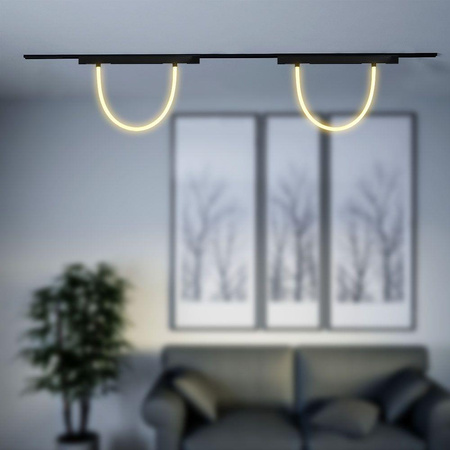 Oprawa Szynosystem Magnetyczny 48V V-TAC 11W LED CCT 30st SMART 100cm WiFi TRACKLIGHT Czarna VT-42112 2700K-6400K 1270lm 3 Lata Gwarancji