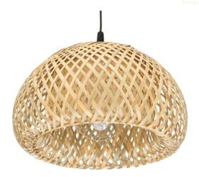 Lampa wisząca BOHO bambusowa 45cm czarna 1xE27