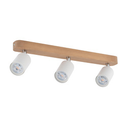 Lampa sufitowa TOP WOOD White 3xGU10