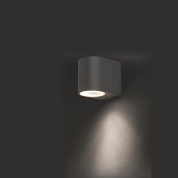Nowodvorski Lampa ścienna zewnętrzna natynkowa grafitowa NICO