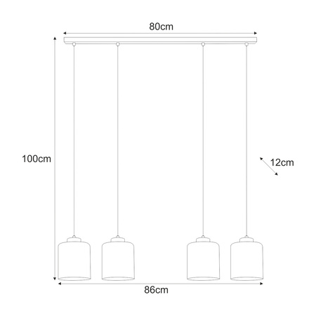 Lampa wisząca K-5571 z serii SORO