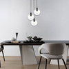 Puerto 3 lampa wisząca czarna LP-004/3P BK