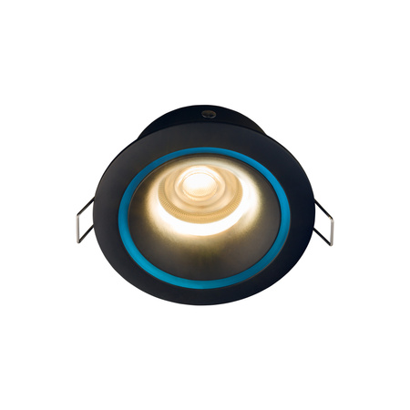 Nowodvorski Lampa punktowa podtynkowa czarna FOXTROT