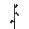  Lampa podłogowa TOP 3xGU10 Czarna