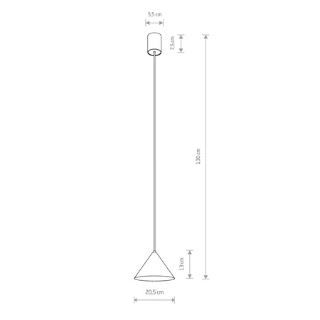 Nowodvorski Lampa wisząca zielona ZENITH S 