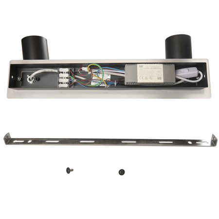 Light prestige Parma 2 spot czarna LP-0612/2WS BK