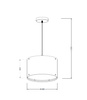 Lampa wisząca Graffiti Style LP-077/1P