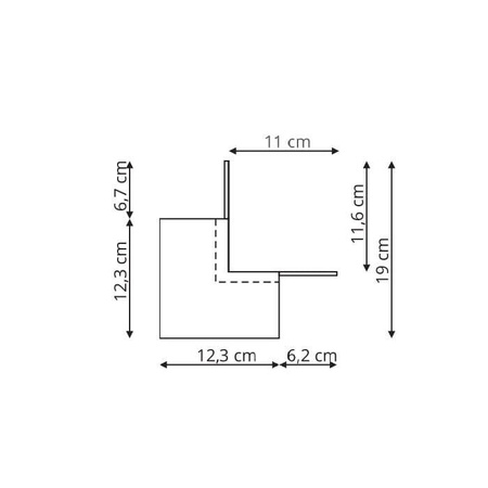 Łącznik zewnętrzny magnetic LP-554-MAG-BK