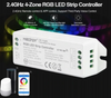 Kontroler sterownik RGB Ściemniacz RF 12/24V 12A  FUT037M