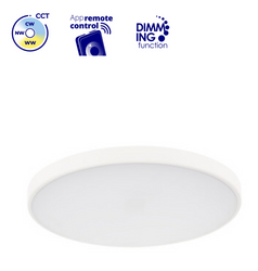 Plafoniera LED S Plafon 20W CCTDIM  WI-FI biała