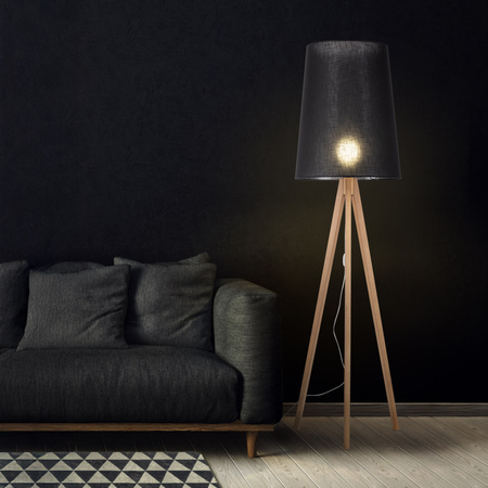Tk Lighting WALZ BLACK 1xE27