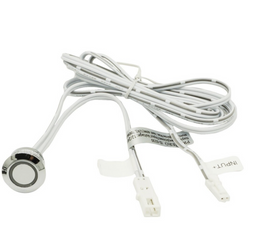 Włącznik do taśm LED dotykowy ze ściemniaczem chrom podblatowy