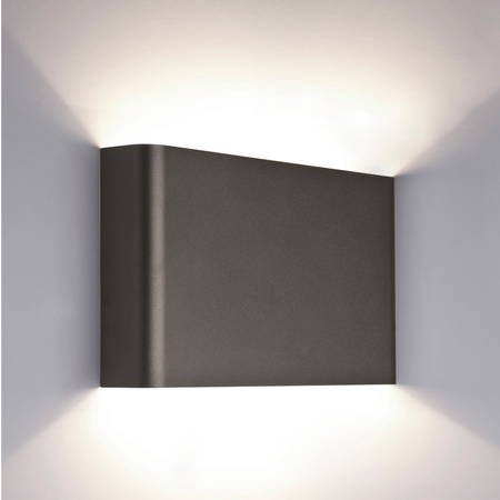 Nowodvorski Kinkiet metalowy czarny HAGA 