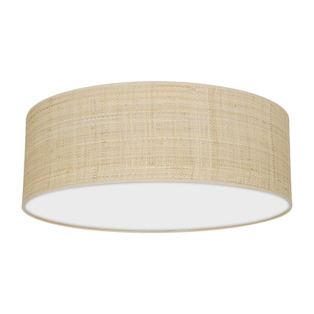Lampa sufitowa MARSHALL WHITE / RATTAN 3xE27