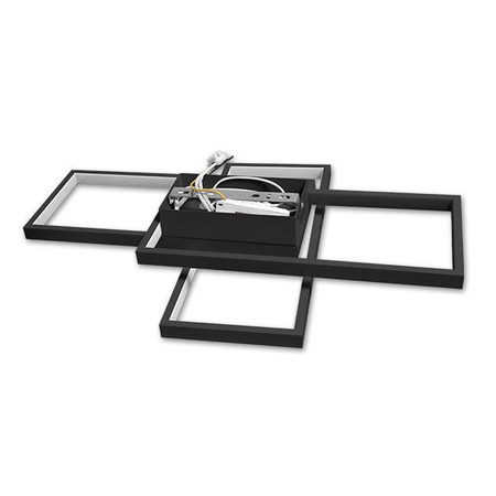 Plafon lampa LED Galaxis Orion 72W 56x37x8 cm czarny + pilot