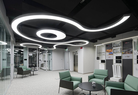 Oprawa MI-SNAKE-06, zwieszana, 65W, 3000K, bez zasilacza, 24VDC, IP20, biały lakier mat RAL9010