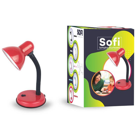 Lampka E27 SOFI czerwona
