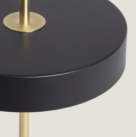 Metalowa Lampa Stołowa nocna 3,6W LED 3000K Korkor czarna - złota