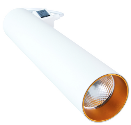 Lampa wisząca szynowa 1- fazowa 30cm biała 12W Led 4000K