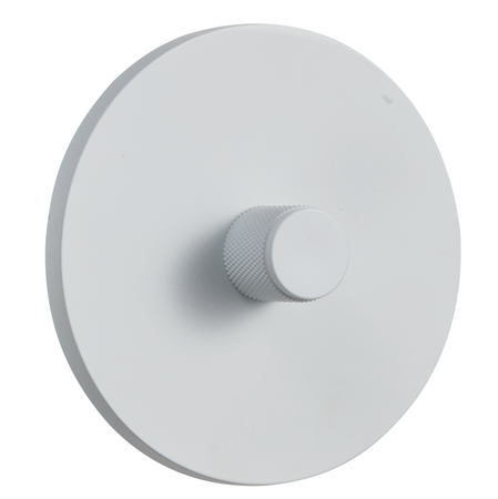 Ściemniacz podtynkowy okrągły metalowy TOGGLICA ROUND biały mat