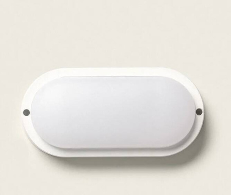 Plafon LED 25W Owalny 94x198 mm Hublot White 6500k z Czujnikiem Ruchu IP65